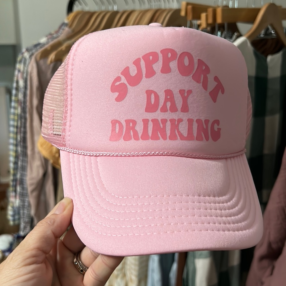 “Support Day Drinking” Trucker Hat